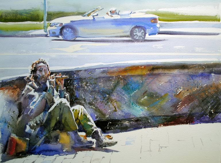 Print of Figurative People Paintings by Gregory Radionov