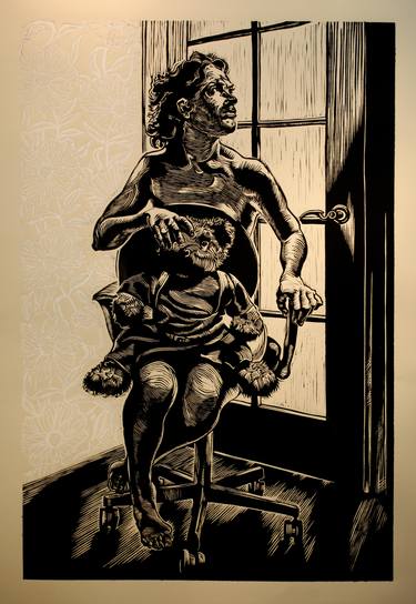 Original Figurative Women Printmaking by Gregory Radionov