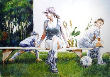 Original Realism Family Paintings by Gregory Radionov