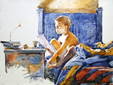 Original Figurative Children Paintings by Gregory Radionov