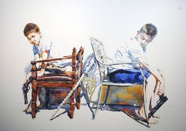 Original Figurative Children Paintings by Gregory Radionov