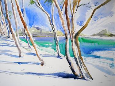 Original Impressionism Beach Paintings by Gregory Radionov