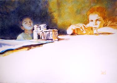 Original Figurative Children Paintings by Gregory Radionov