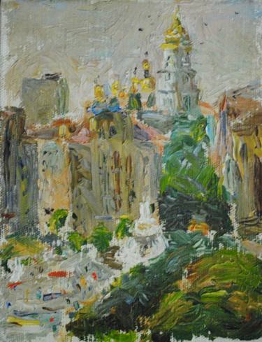Original Impressionism Architecture Paintings by Gregory Radionov