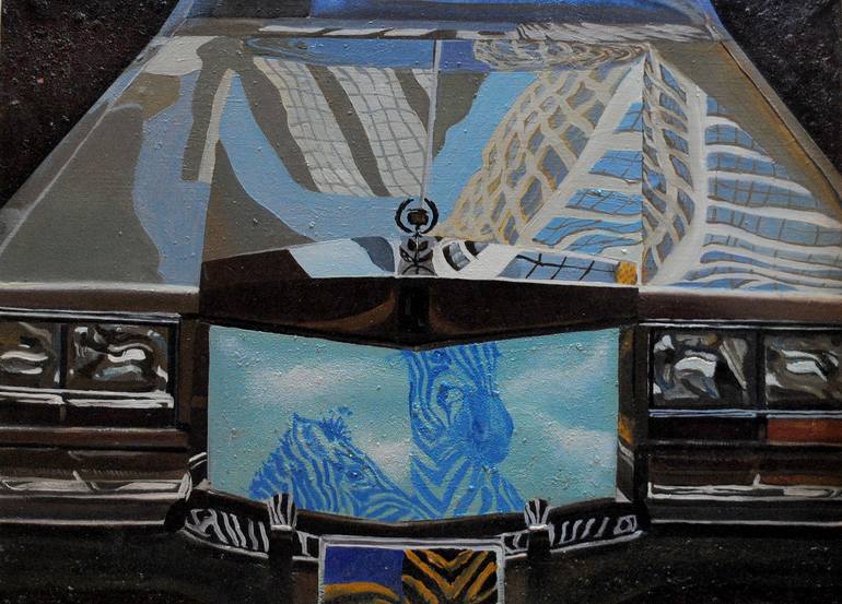 Print of Pop Art Automobile Paintings by Gregory Radionov