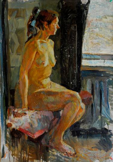 Nude by the window thumb