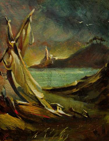 Print of Boat Paintings by Gregory Radionov
