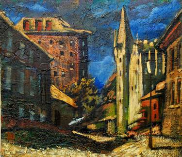 Print of Expressionism Cities Paintings by Gregory Radionov