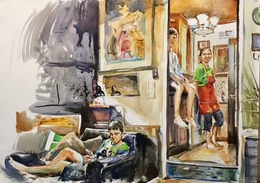 Print of Fine Art Family Paintings by Gregory Radionov