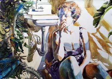 Original Figurative Women Paintings by Gregory Radionov