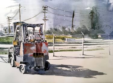 Print of Transportation Paintings by Gregory Radionov