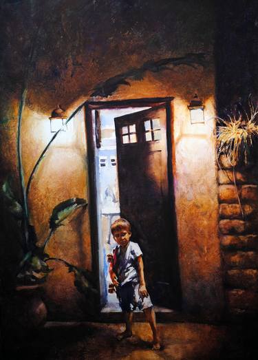 Print of Realism Children Paintings by Gregory Radionov