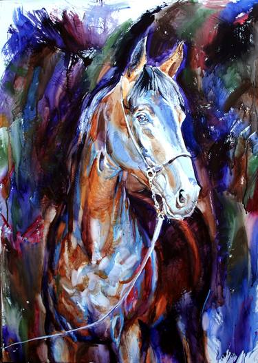Print of Figurative Horse Paintings by Gregory Radionov