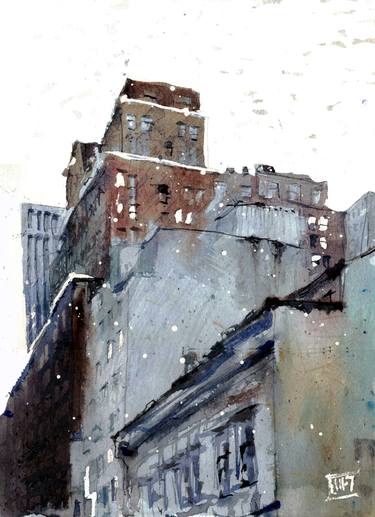 Original Architecture Paintings by Gregory Radionov