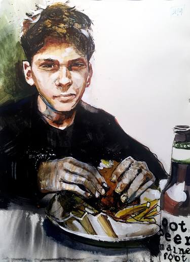 Print of Realism Food & Drink Paintings by Gregory Radionov