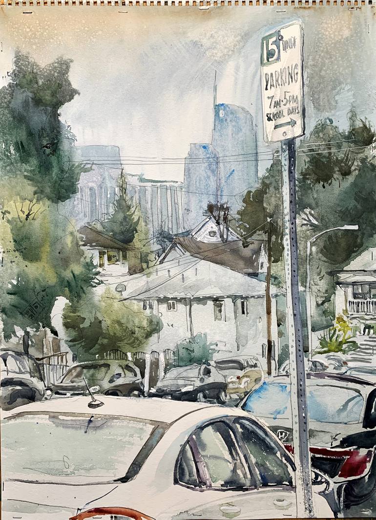 DTLA Painting by Gregory Radionov | Saatchi Art