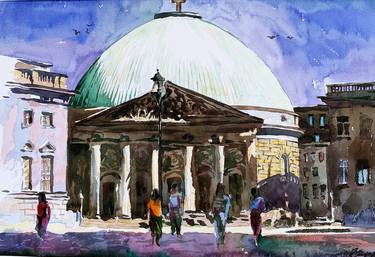 Original Expressionism Architecture Paintings by Gregory Radionov