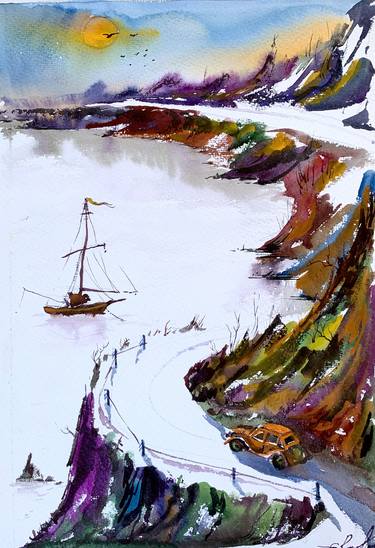 Original Expressionism Landscape Paintings by Gregory Radionov