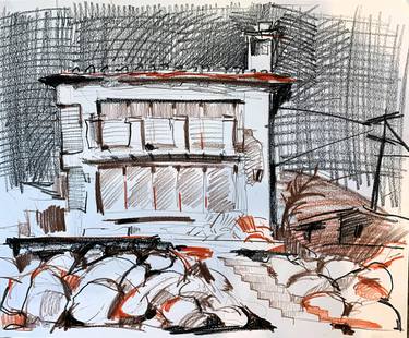 Original Expressionism Architecture Drawings by Gregory Radionov