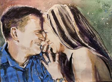 Print of Figurative Love Paintings by Gregory Radionov