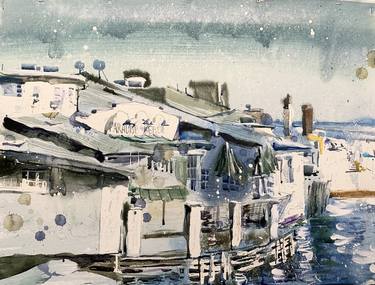 Original Expressionism Cities Paintings by Gregory Radionov