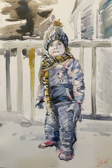 Print of Figurative Children Paintings by Gregory Radionov