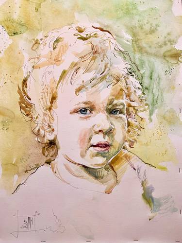 Print of Figurative Children Paintings by Gregory Radionov