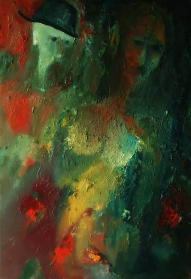 Original Abstract Love Paintings by Piotr Dryll