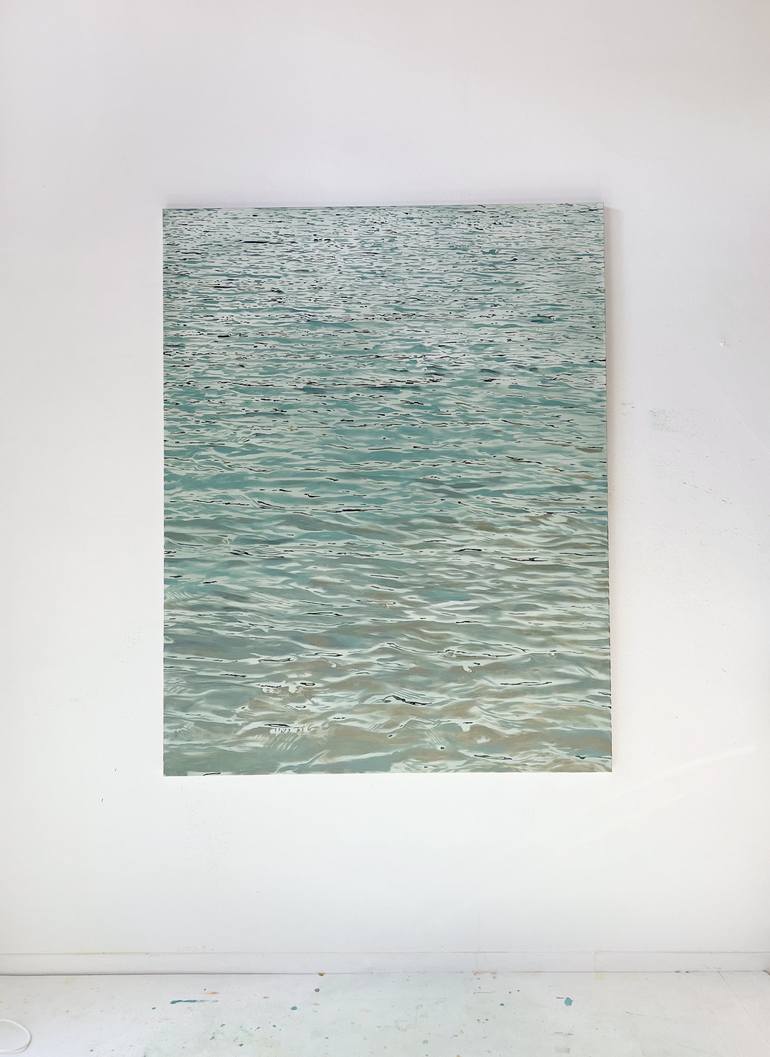 Original Minimalism Water Painting by GrażYna Smalej