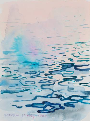 Print of Fine Art Water Paintings by Grażyna Smalej