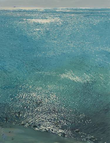 Print of Contemporary Seascape Paintings by Grażyna Smalej