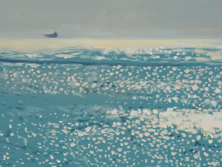 Original Contemporary Seascape Painting by Grażyna Smalej