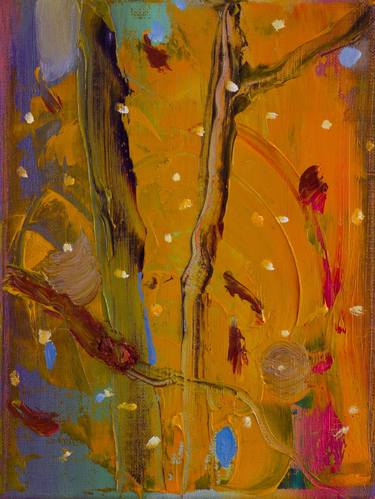 Original Abstract Tree Paintings by Grażyna Smalej
