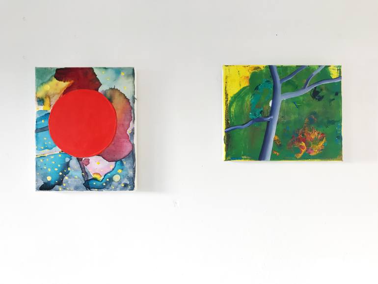 Original Contemporary Landscape Painting by GrażYna Smalej