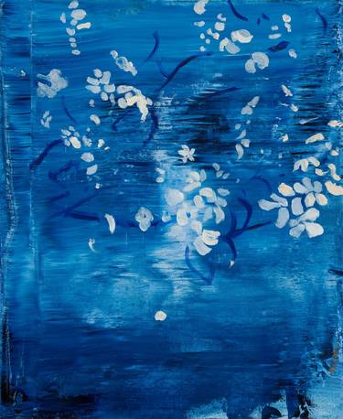 Original Abstract Expressionism Botanic Paintings by Grażyna Smalej