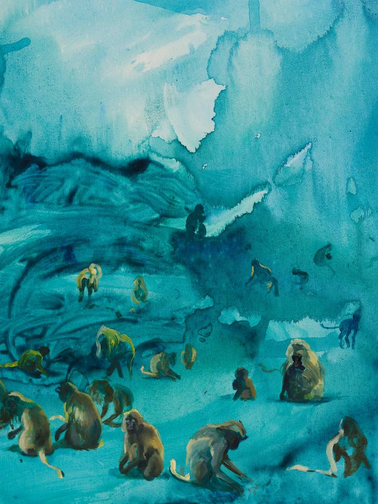 Original Figurative Animal Painting by GrażYna Smalej