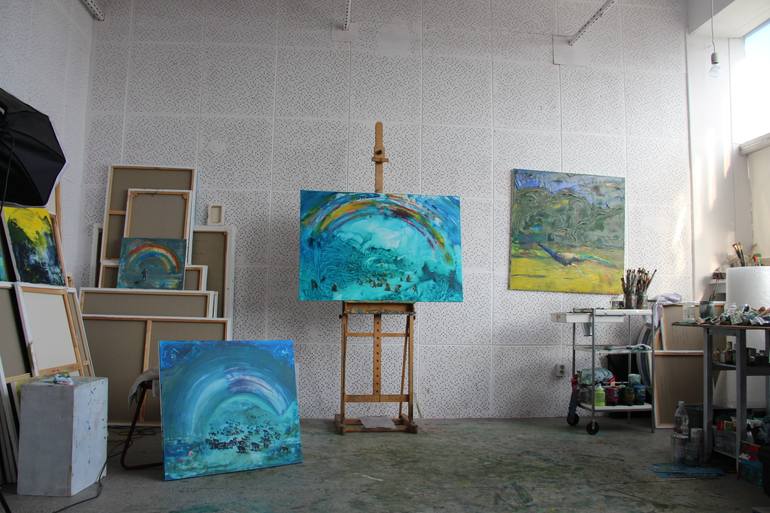 Original Figurative Animal Painting by GrażYna Smalej