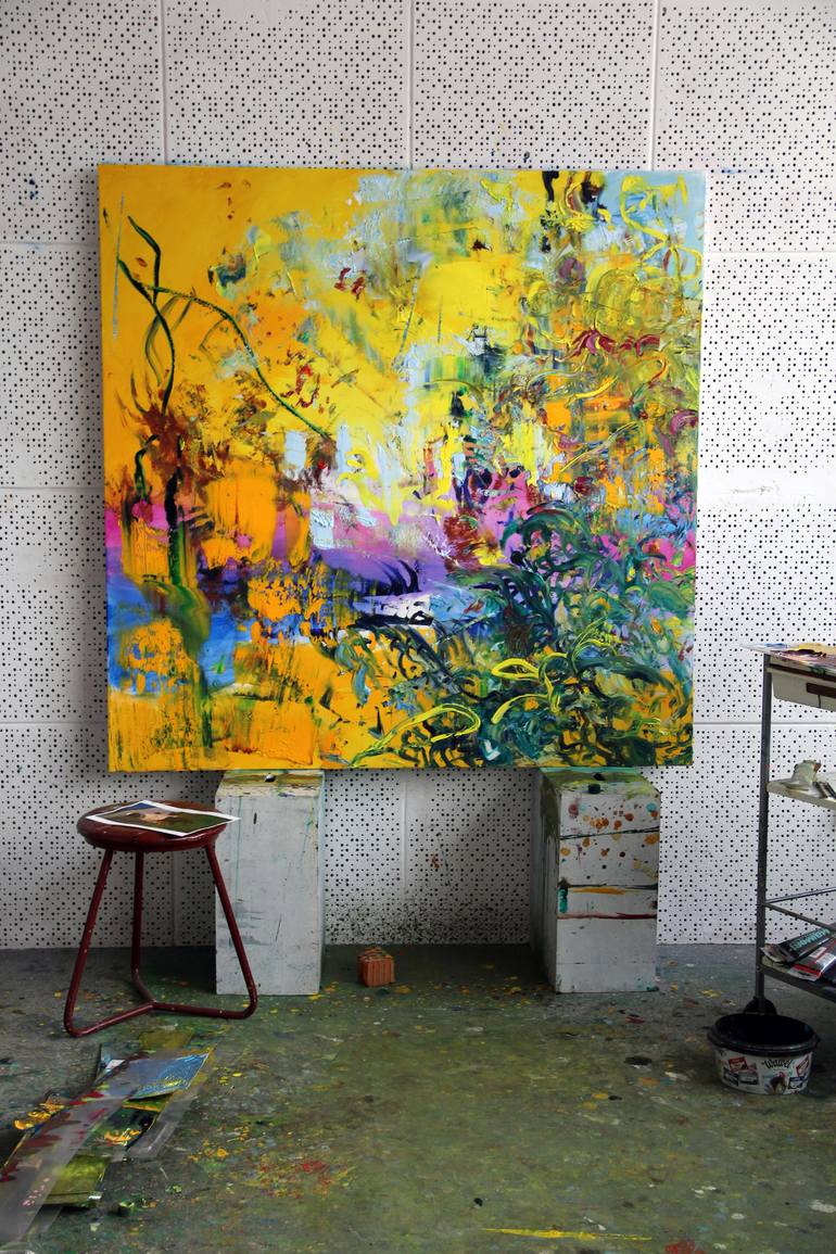 Original Abstract Painting by Grażyna Smalej