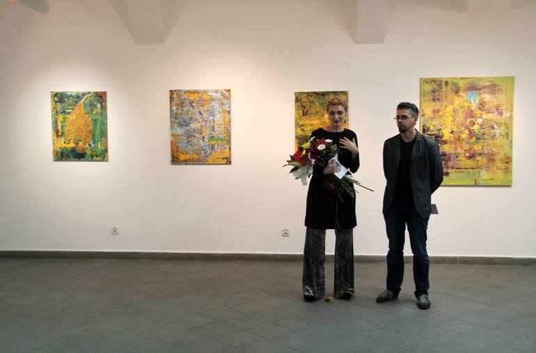 Original Abstract Animal Painting by GrażYna Smalej