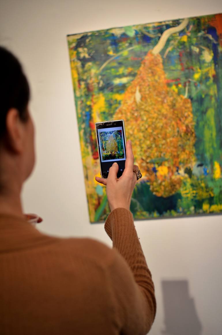 Original Abstract Animal Painting by GrażYna Smalej