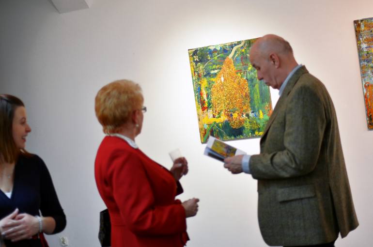 Original Abstract Animal Painting by GrażYna Smalej