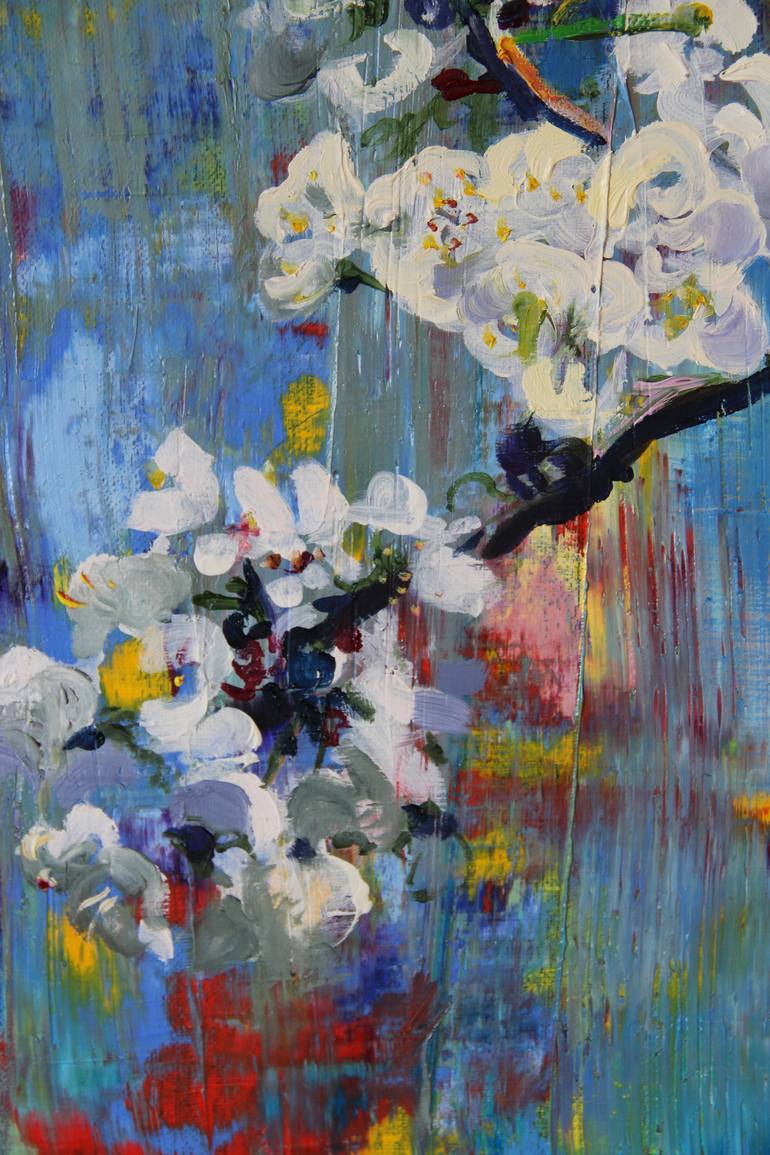 Original Fine Art Floral Painting by Grażyna Smalej