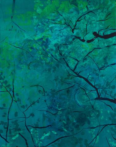 Print of Abstract Tree Paintings by Grażyna Smalej