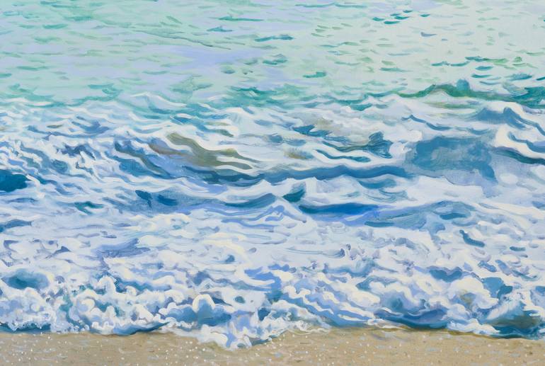 Original Impressionism Seascape Painting by GrażYna Smalej