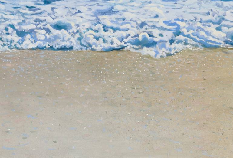 Original Impressionism Seascape Painting by GrażYna Smalej