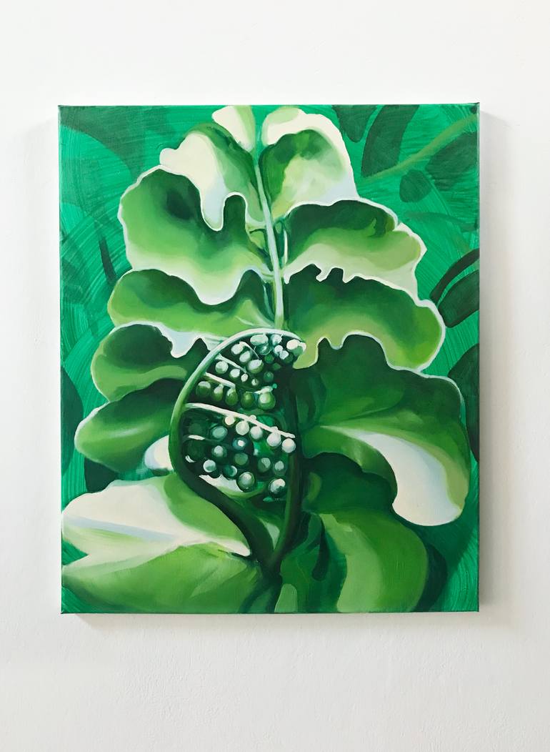 Original Modernism Floral Painting by GrażYna Smalej