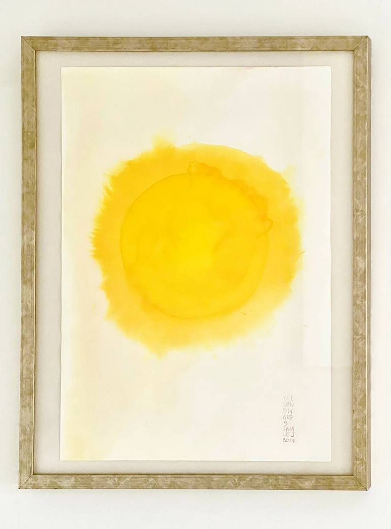 Original Minimalism Abstract Painting by Grażyna Smalej