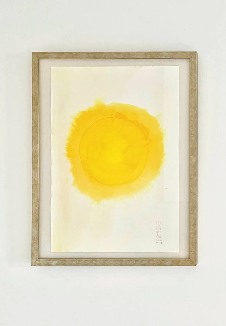 Original Minimalism Abstract Painting by Grażyna Smalej