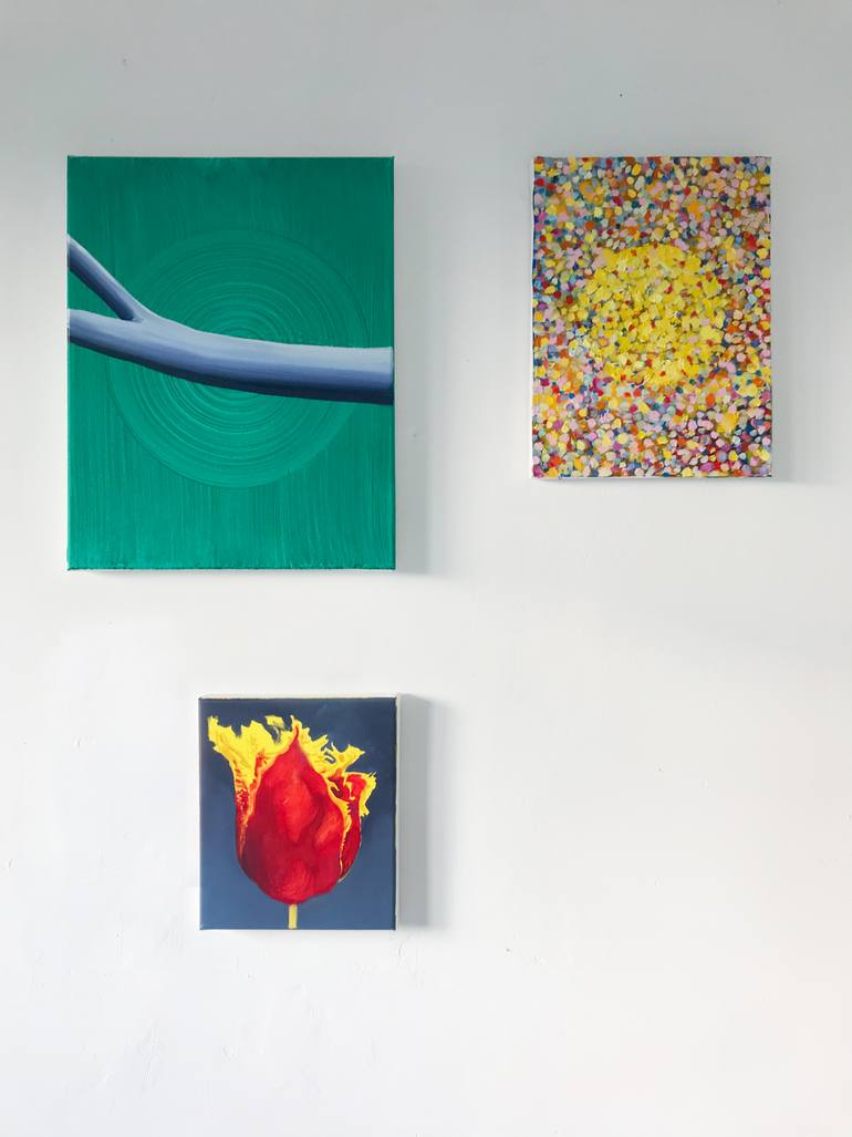 Original Impressionism Floral Painting by GrażYna Smalej