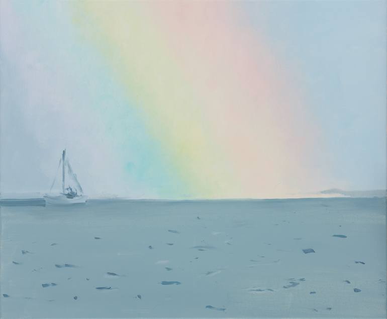 Print of Fine Art Seascape Paintings by GrażYna Smalej